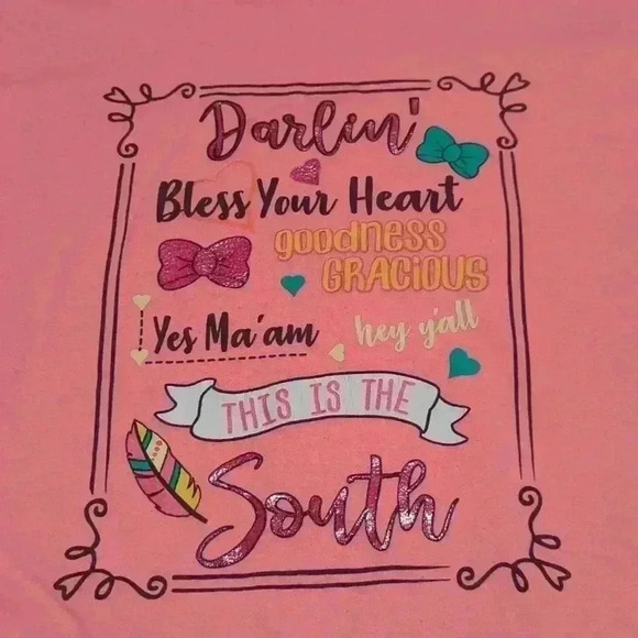 Girls size large bless your heart southern shirt - Picture 1 of 4